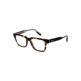 Ermenegildo Zegna Glasses, male, Brown, ONE SIZE, Classic Square Eyeglasses