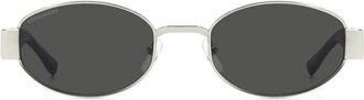 Dsquared2 Ovale Zonnebril - unisex - Zonnebrillen - Zwart - 53 MM - Accessoires