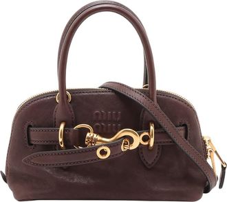 Miu Miu Pre-owned Miu Miu Mini Nappa Aventure Satchel Ladies 8L7R9XZKZPBPCTSS