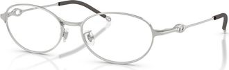 Diesel 55mm Oval optical glasses in Silver at Nordstrom