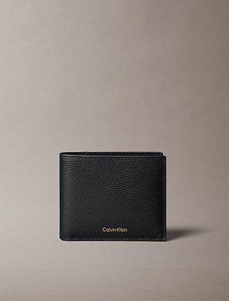 Calvin Klein Billetera Plegada De Piel