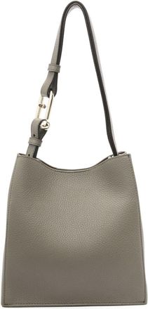 Furla mini Nuvola leather bucket bag - women - Leather/Polyester/Polyamide - One Size - Grey
