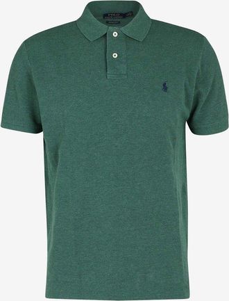 Polo Ralph Lauren Polohemd aus Baumwollpiqué mit Pony-Stickerei Custom Slim Fit