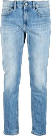Dondup Monroe Zipper Jeans - Dames - Slim Fit Jeans - Blauw - W29 - Katoen - Jeans