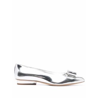 Ferragamo Dames, Schoenen, Grijs, Maat: 39 EU Leer