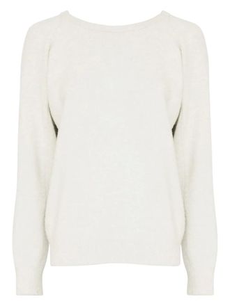 Maison Margiela V-back wool sweater - women - Wool - M - Neutrals
