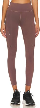 On Running Performance Winter Tights In Grape