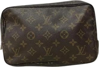 Louis Vuitton Pre-owned Bags, male, Brown, Size: ONE SIZE Pre-owned Trousse Toilette 23 Monogram Pouch