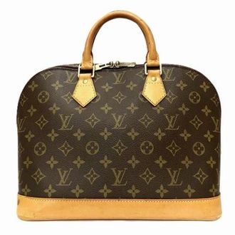 Louis Vuitton Pre-owned Handbags, female, Brown, Size: ONE SIZE Pre-owned Alma Monogram Handbag