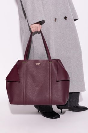 Ferragamo Shopper-type Bag, Womens, Burgundy