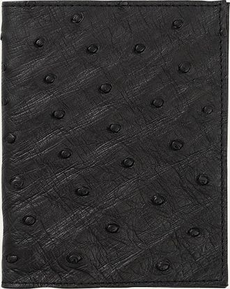 Abas Ostrich Leather Passport Booklet
