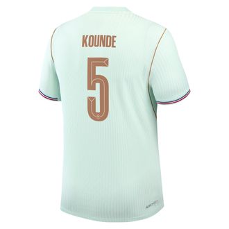 Nike Jules Kound&eacute; France National Team 2026 Match Away Nike Mens Dri-FIT ADV Soccer Jersey in Green | NN203949122-FFF