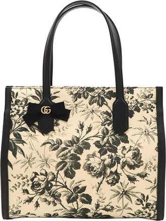 Gucci Pre-owned Gucci Canvas GG Ribbon Herbarium Tote Ladies CWRTYQ75XQZTZYSN
