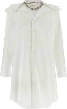 Y / Project White Chemisier dress