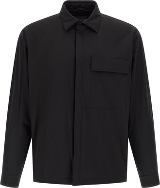 Herno Black Polyamide Shell Mens Jacket
