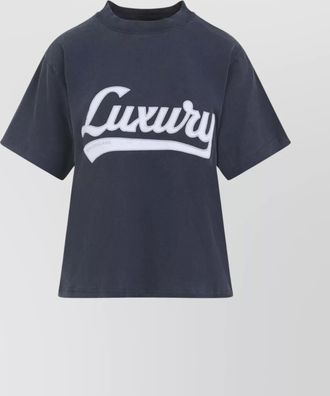 Balenciaga short sleeve mock neck top