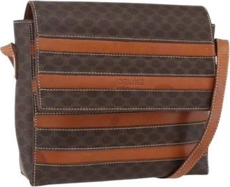 Celine Pre-owned Cross Body Bags, female, Brown, Size: ONE SIZE Pre-owned Plastic Cross Body Bag