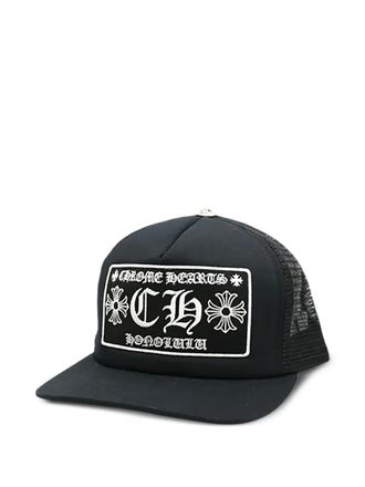 Chrome Hearts Honolulu truckerpet - Zwart