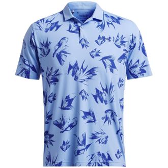 Under Armour Mens Iso Chill EDG Polo Blue L