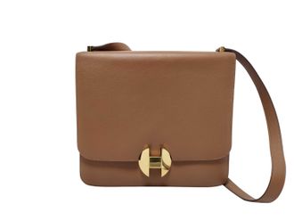 Herm&egrave;s Tan Epsom Leather Shoulder Bag