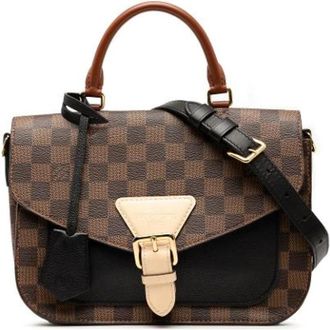 Louis Vuitton Pre-owned Beaumarchais - Dames - Vintage Handtas - Bruin - ONE Size - Leer - Vintage