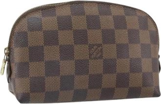 Louis Vuitton Pre-owned Clutches, female, Brown, Size: ONE SIZE Pre-owned Vintage Canvas Clutch
