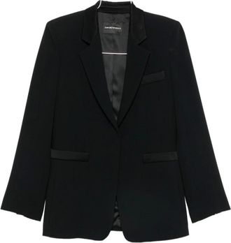 Emporio Armani Mujer, Chaquetas, Negro, Talla: XS