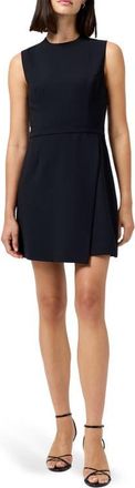 French Connection Whisper Sleeveless Minidress in Black at Nordstrom, Size 10