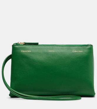 Calvin Klein Essential Case Mini leather clutch