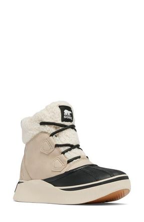 Sorel Out N About IV Chillz Waterproof Duck Boot in Omega Taupe/Black at Nordstrom, Size 10.5