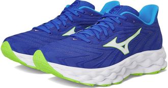 Mizuno Wave Sky 8 Mens Mens Running Shoes Reflex Blue/White : 7 D - Medium, Synthetic