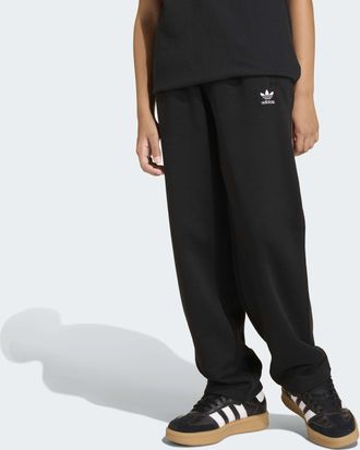 adidas Sporthose ADIDAS ORIGINALS KIDS, WEITES BEIN, Damen, Gr. 128, N-Gr, schwarz,, Obermaterial: 70% Baumwolle, 30% Polyester, Hosen Sporthose