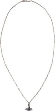 Vivienne Westwood Nieuwe Tiny Orb Hanger Ketting - Dames - Kettingen - Grijs - ONE Size - Accessoires