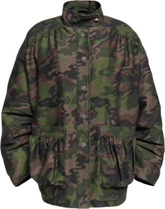 Weili Zheng Giacca Mimetica - - Jackets - Donna - Verde - M