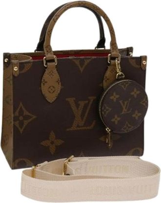 Louis Vuitton Pre-owned Canvas Tote Bag - Dames - Vintage Shopper - Bruin - ONE Size - Vintage