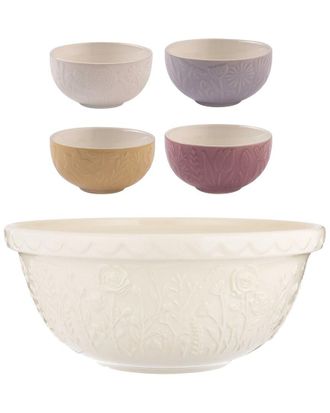 Mason Cash Mason Cash Set Of 5 In The Meadow Mixing Bowl & Prep Bowls