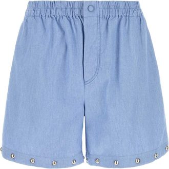 Valentino Garavani Mens Light-blue Denim Bermuda Shorts Cotton - Size EU 48 (Mens)