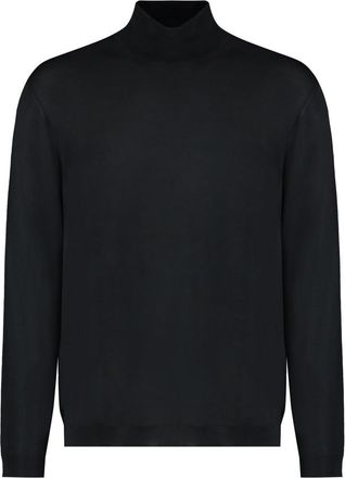 Roberto Collina Black Turtle Neck Sweater