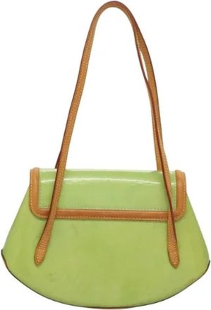 Louis Vuitton Tweedehands leren Louis Vuitton tassen - Dames - Vintage Schoudertas - Groen - ONE Size - Leer - Vintage