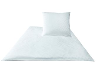 Schubiger M&ouml;bel Bettw&auml;sche Cornflower, Weiss