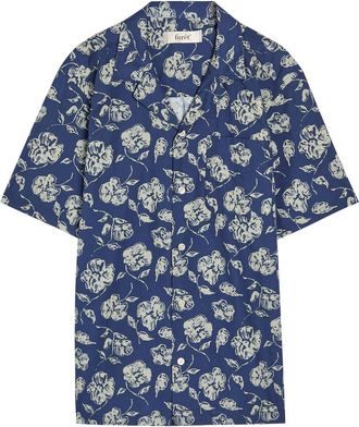 For&eacute;t For&eacute;t Floral-print Cotton Shirt - Navy - XL