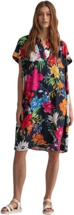 GANT Tropicale Bloemenjurk - Dames - Korte kleedjes - Veelkleurig - M - Kleedjes