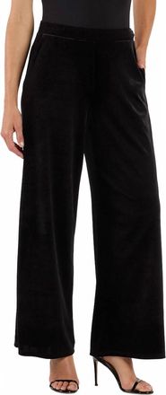 Jude Connally Nicolette Stretch Velvet Pant In Black