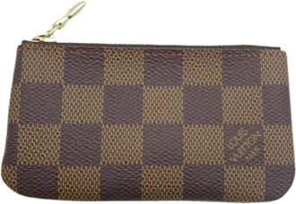Louis Vuitton Pre-owned Canvas Wallet - Dames - Vintage Accessoires - Bruin - ONE Size - Vintage