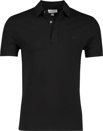Lacoste Polo Shirt met Korte Mouwen - Heren - Polos - Zwart - 3XL - Katoen - Tops