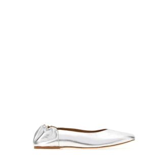 A.P.C. Smooth Leather Ballet Flats - female - A.P.C. - Ballerina Shoes - Gray - 4 UK - Shoes