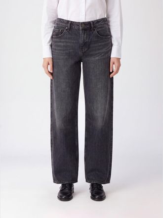 Levi's Jeans straight Flora in denim di cotone a vita bassa
