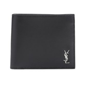 Saint Laurent Wallets & Cardholders, male, Black, Size: ONE SIZE Black Noos Leather Wallet