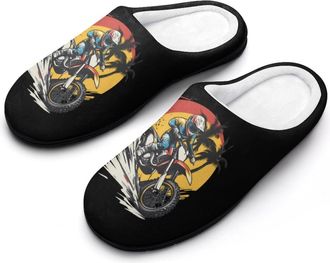 Generic Dirt Bike Rider Motocross Mens Slippers Comfortable And Non-slip Cotton Slipper Shoe for House