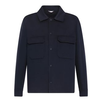 Herno Light Jackets, male, Blue, XL, Herno Coats Blue